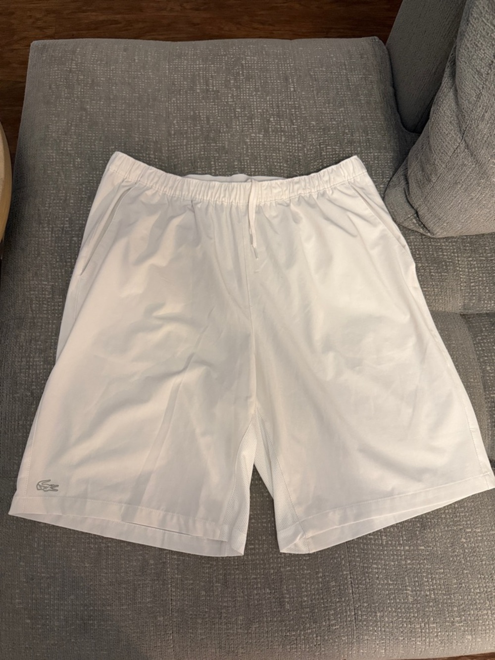 Lacoste Men’s White Athletic Tennis Shorts New without tags